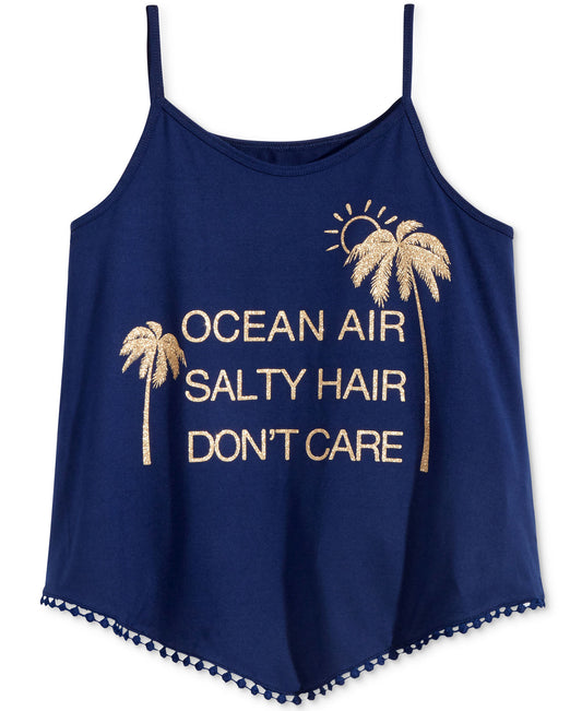 Epic Threads Girls Blue Tank Top