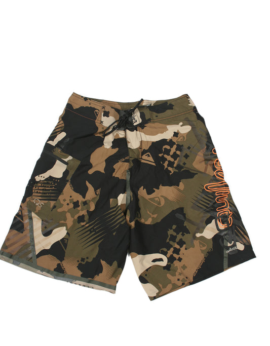 Quiksilver Men's Green Camo Board Shorts