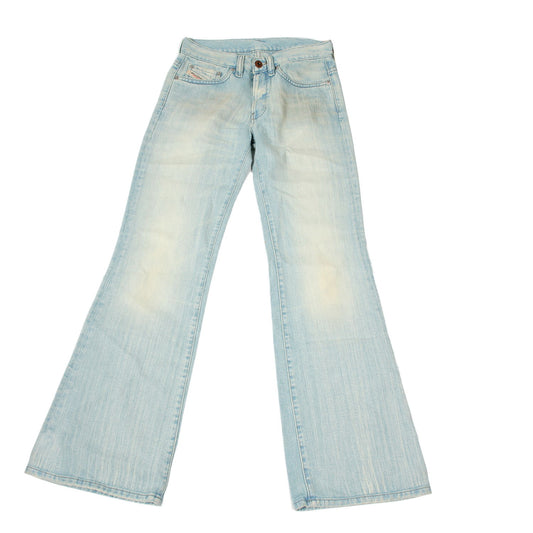 Diesel 'Daze' Womens Blue Distressed Boot Cut Jeans