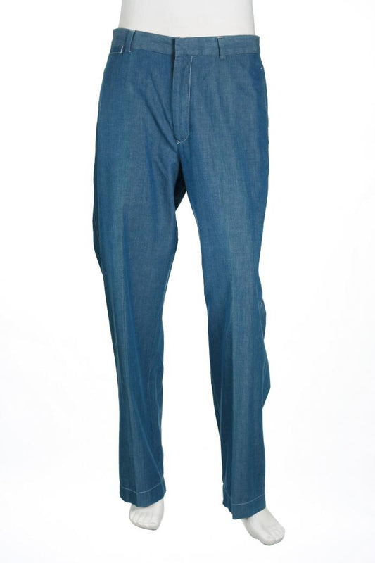 Tommy Hilfiger Men's Blue Flat Front Pants