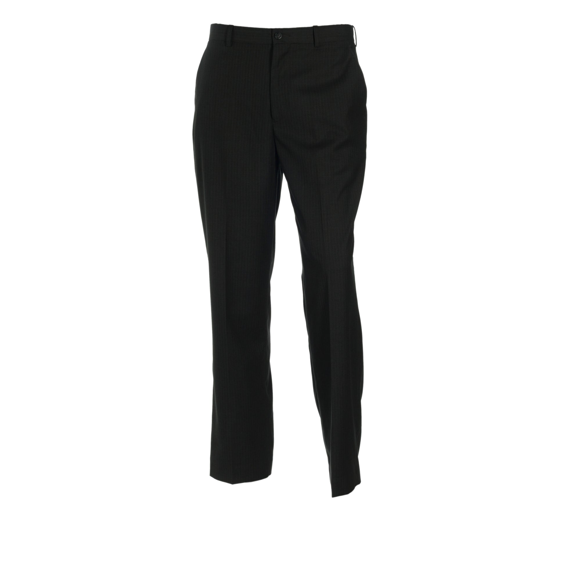 Perry Ellis Men's Gray Flat Front Dress Pants