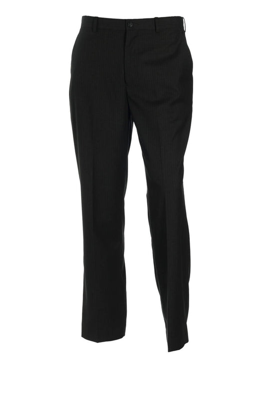 Perry Ellis Men's Gray Flat Front Dress Pants