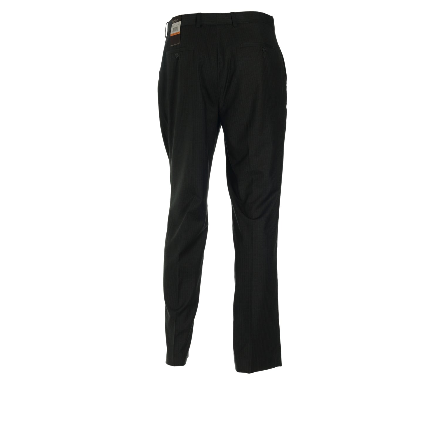 Perry Ellis Men's Gray Flat Front Dress Pants