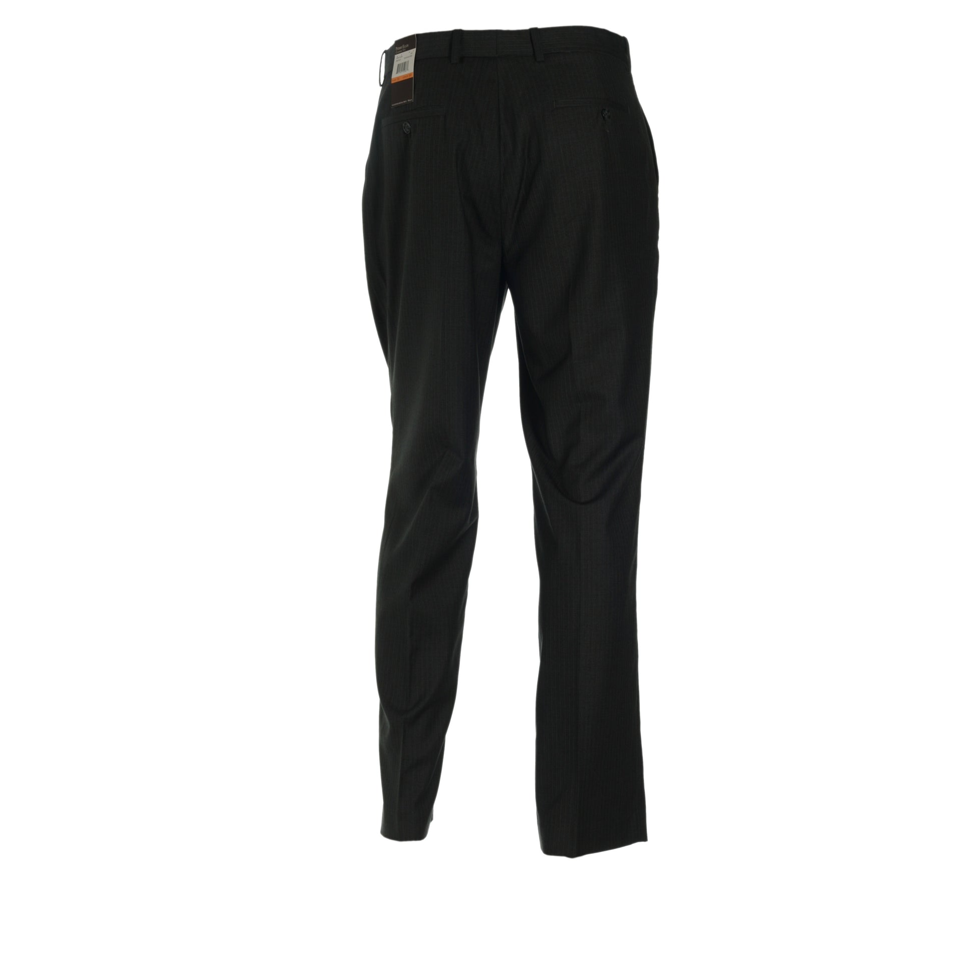 Perry Ellis Men's Gray Flat Front Dress Pants