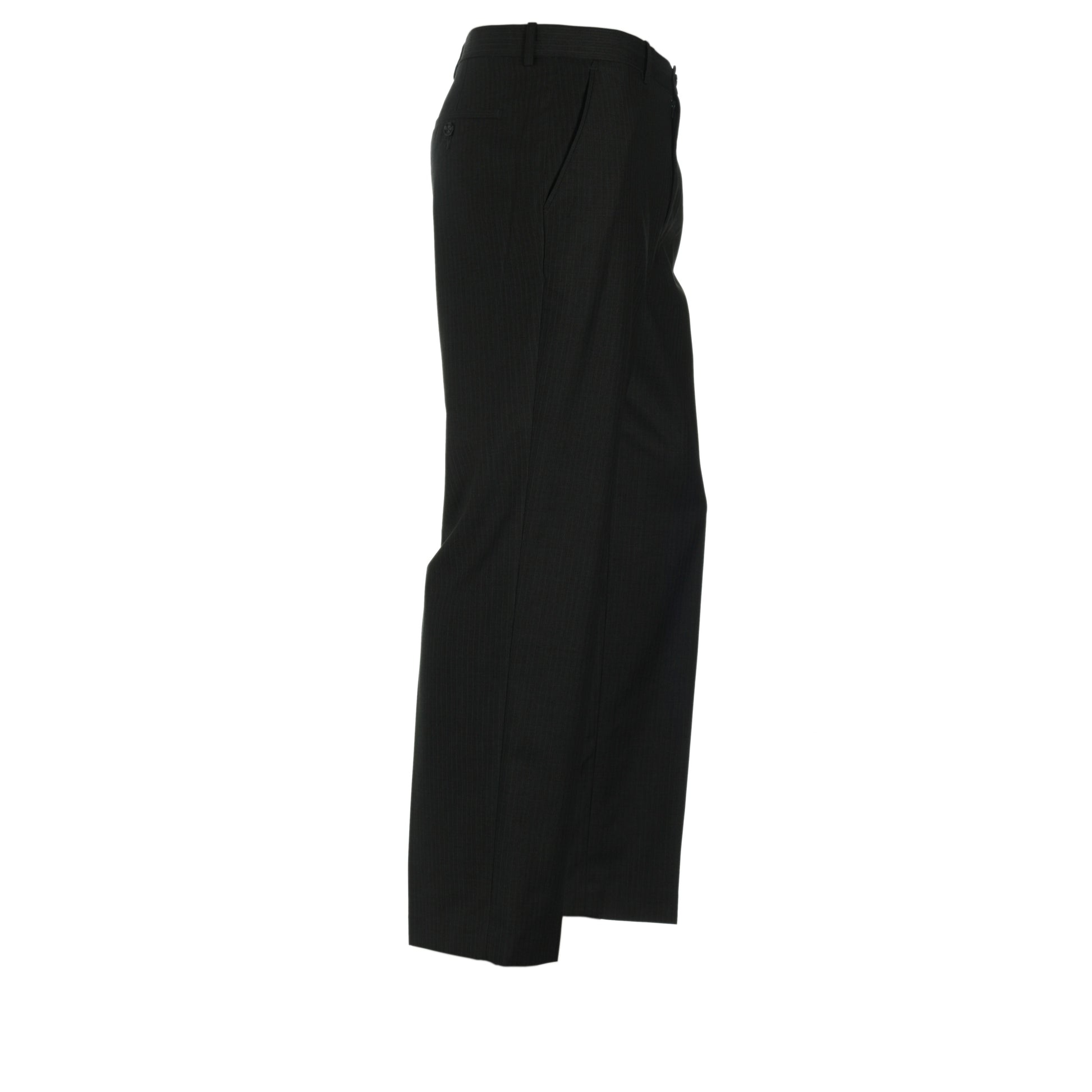 Perry Ellis Men's Gray Flat Front Dress Pants