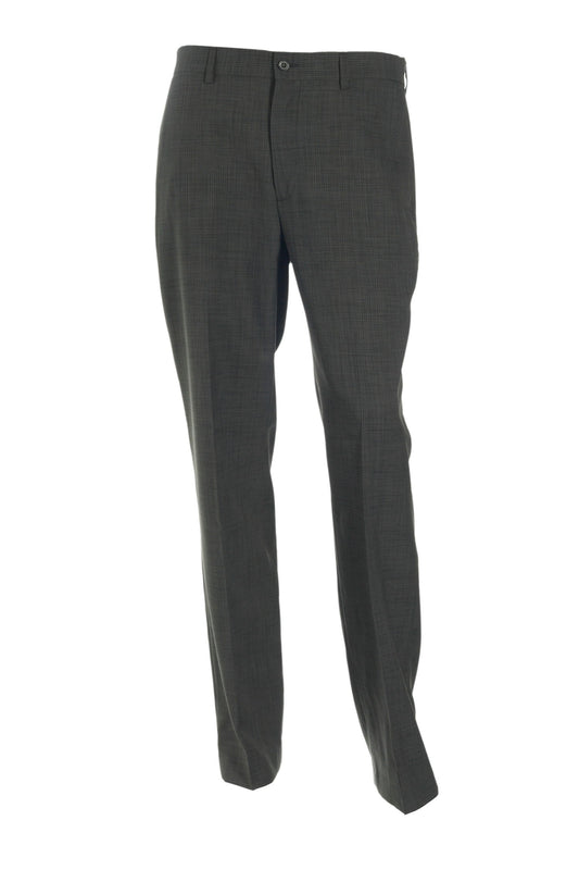 Perry Ellis Men's Gray Flat Front Dress Pants
