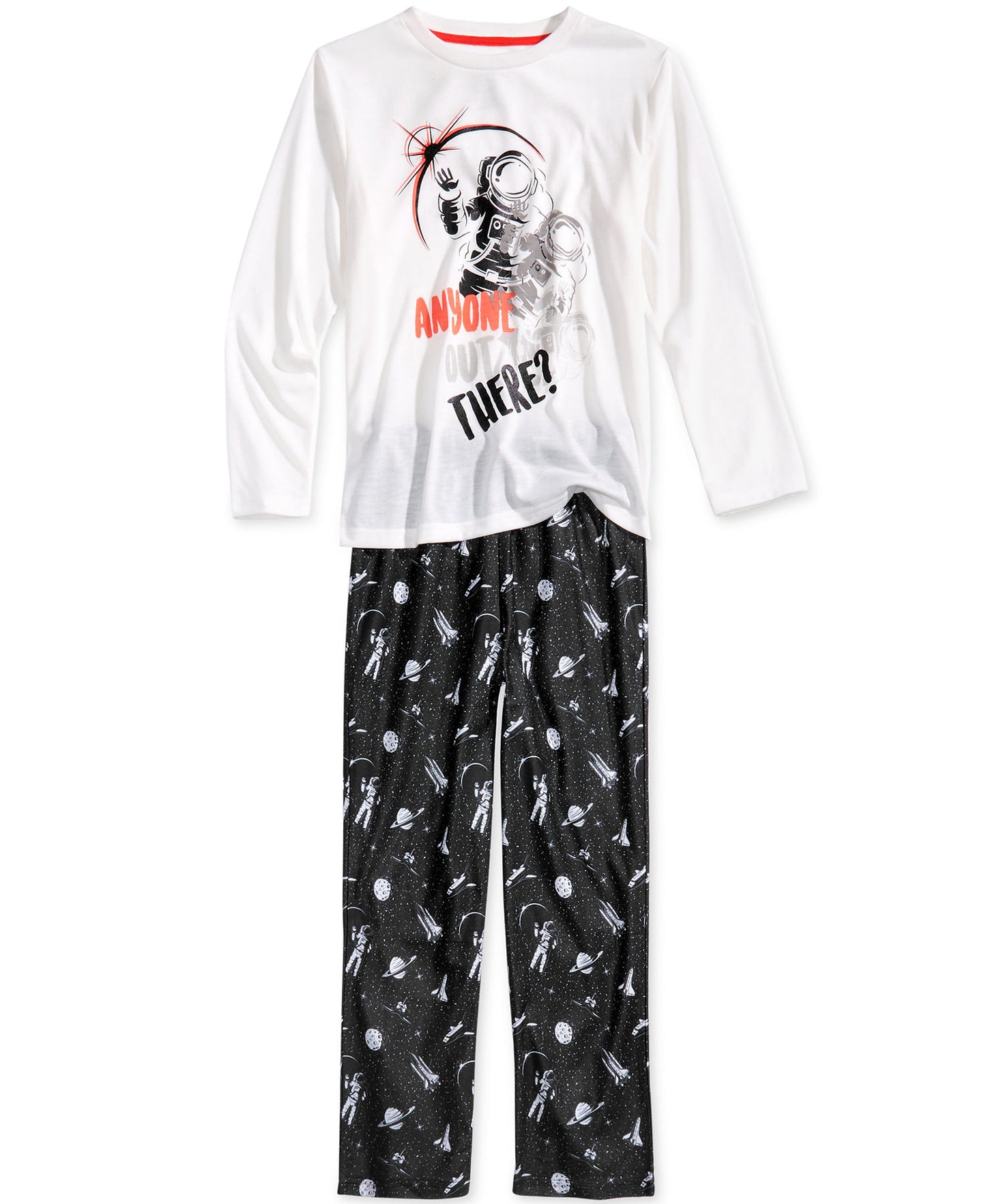 Max & Olivia Boys 2-Pc. Anyone Out There T-Shirt & Pajama Pants