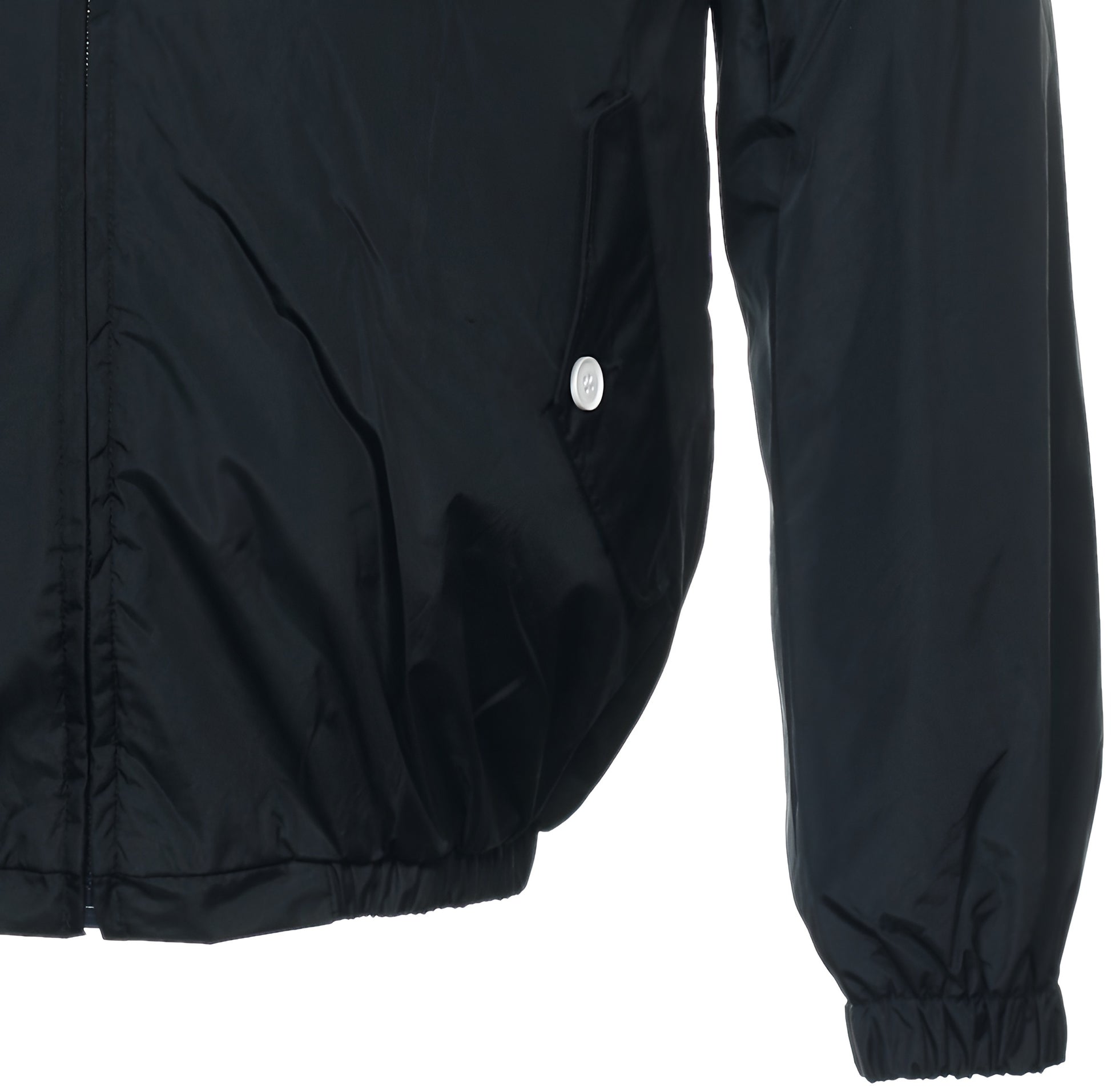 French Connection Men's Black Windbreaker Lightweight Jacket