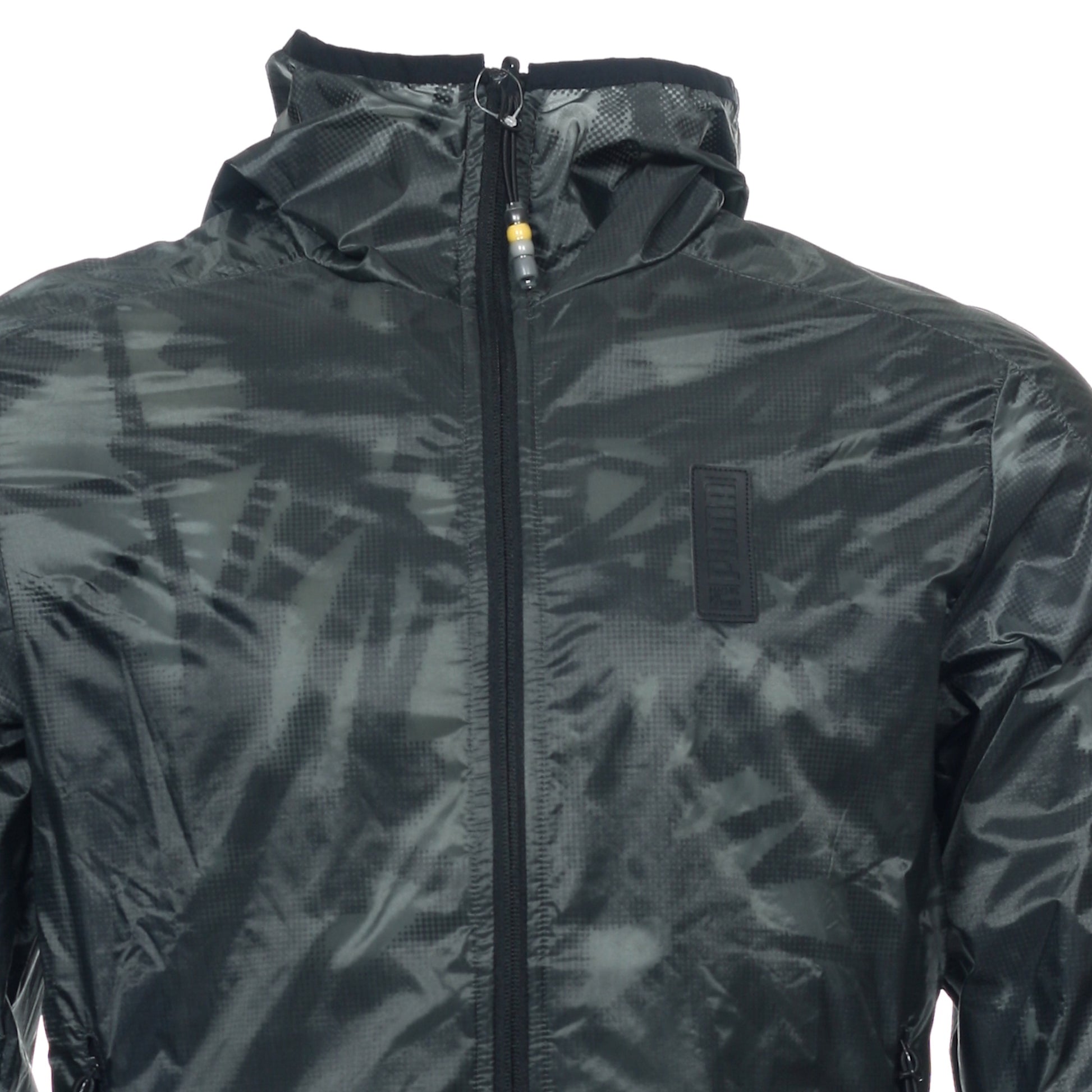 Puma All Over Print Men's Black Abstract Windbreaker