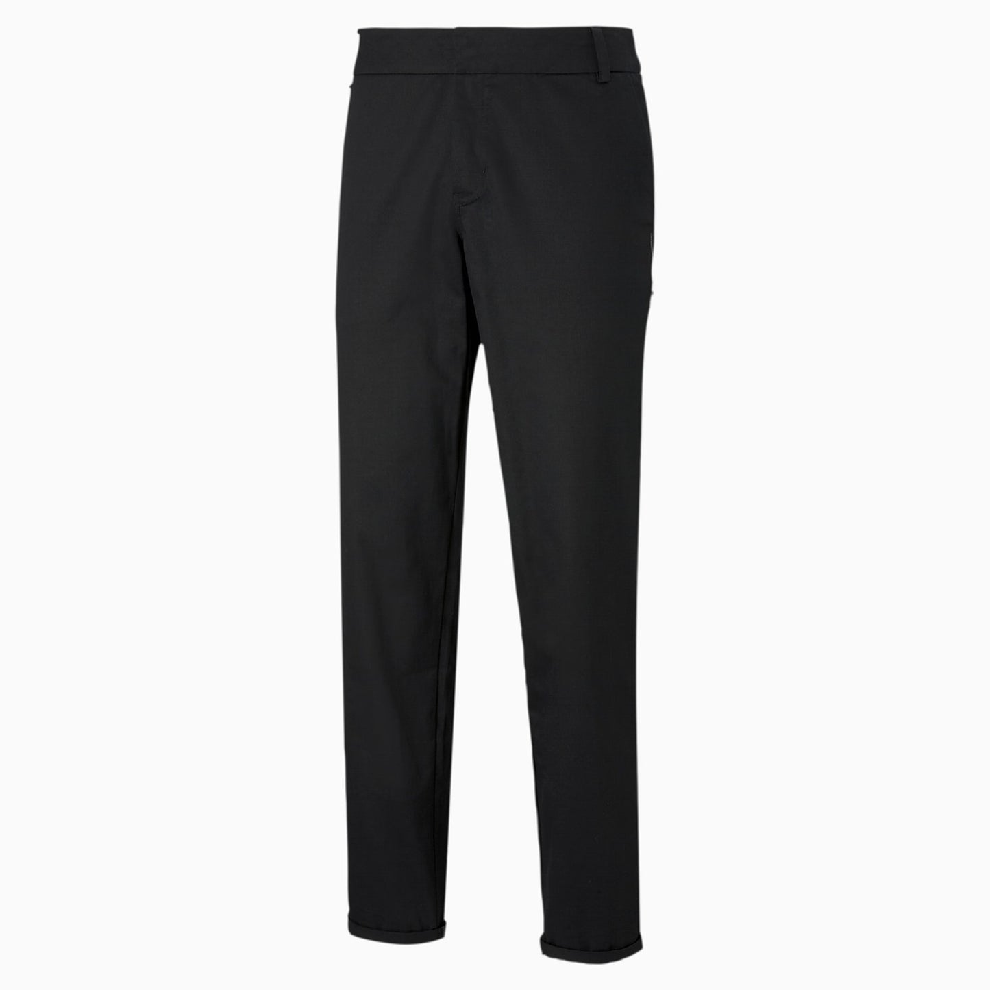 Puma Porsche Design Men's Black Flat Front 5 Pocket Pants