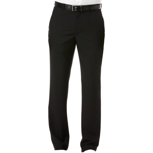Perry Ellis PORTFOLIO Mens Black Ice Pinstripe Travel Lux Flat Front Dress Pants
