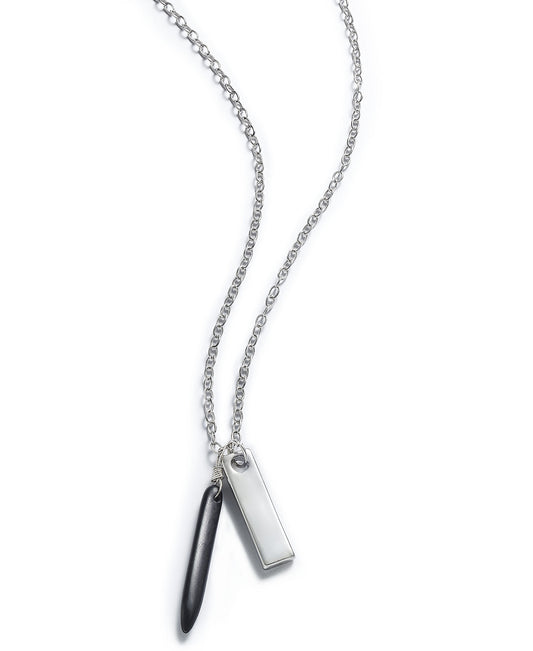 Rogue Accessories Men's Black/Silver Rockcreek Necklace