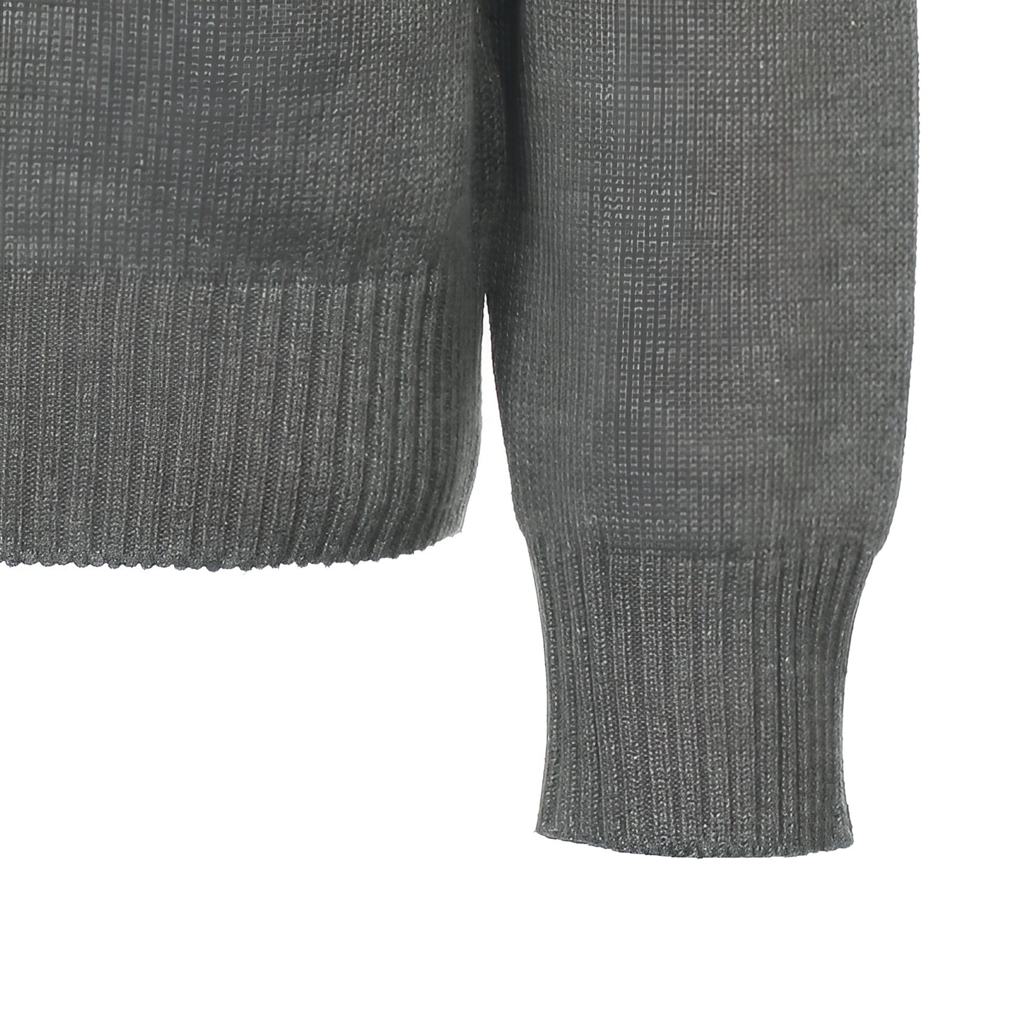 Field Gear Men's Charcoal Knit Cotton Blend 1/2 Half Zip Sweater