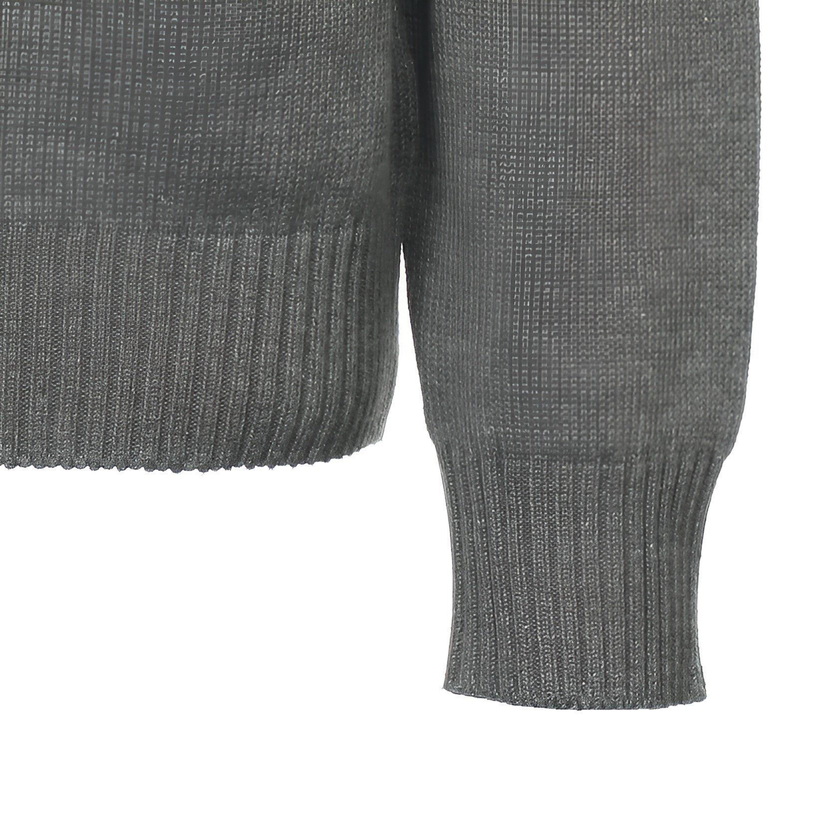 Field Gear Men's Charcoal Knit Cotton Blend 1/2 Half Zip Sweater