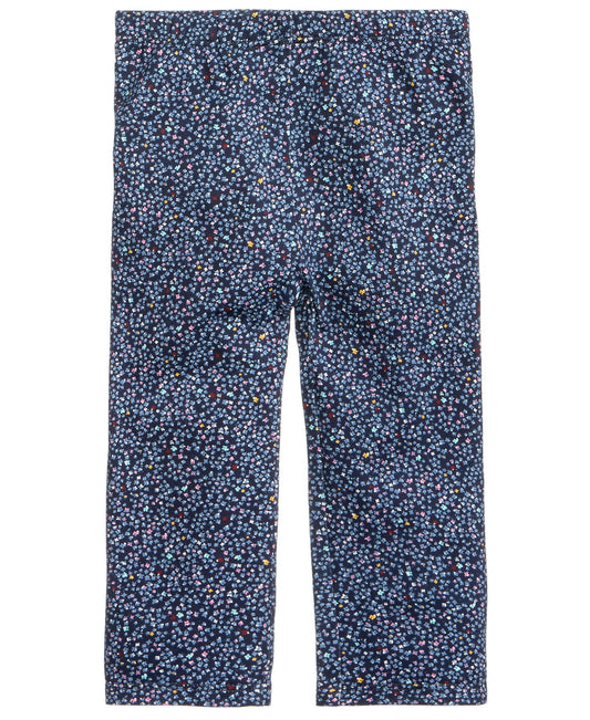 First Impressions Baby Girls Navy Nautical Confetti-Print Leggings