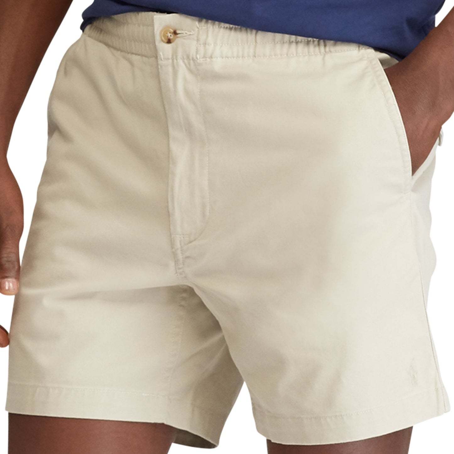 Polo Ralph Lauren Men's Stretch Classic Fit Stone Flat Front Prepster Shorts