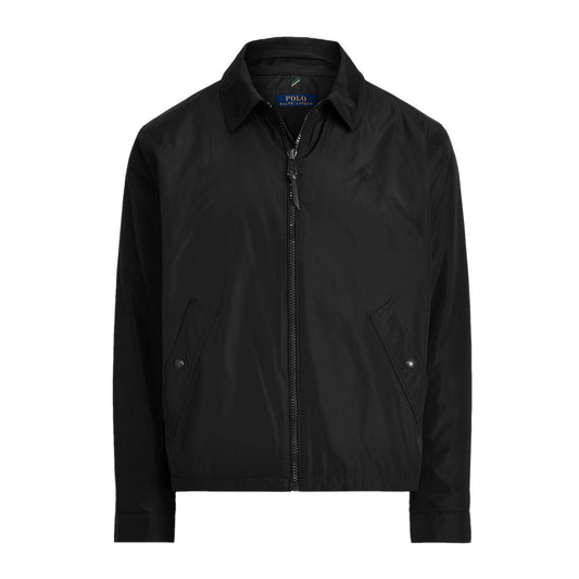 Polo Ralph Lauren Mens Black Water Repellent Windbreaker Jacket