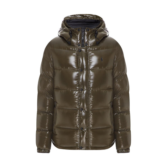 Polo Ralph Lauren Mens Dark Loden Water Resistant Down Insulated Jacket