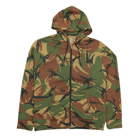 Polo Ralph Lauren Mens British Elmwood Camo Double-Knit Hoodie