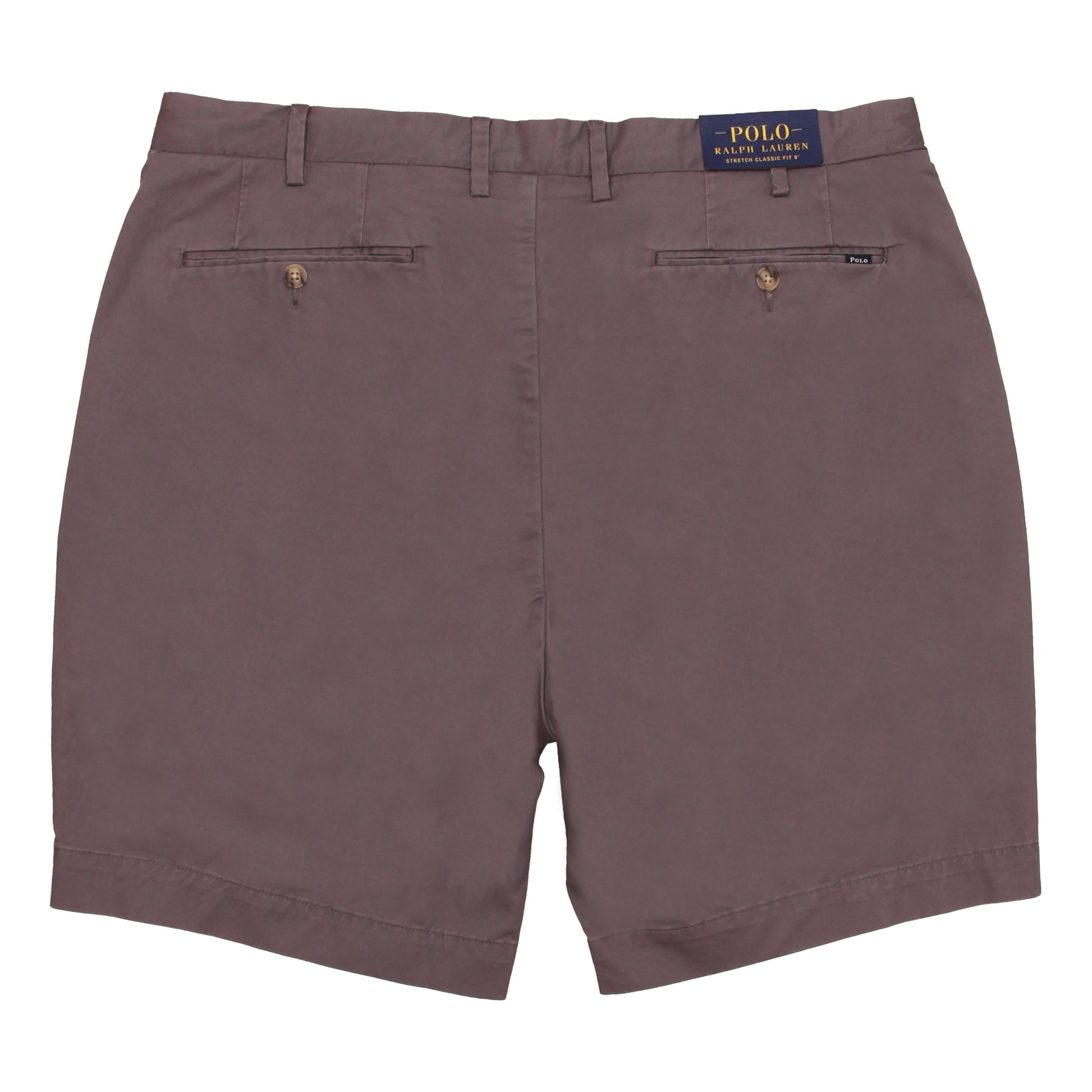 Polo Ralph Lauren Men's Classic Fit 9" Gray Flat Front Walking Shorts