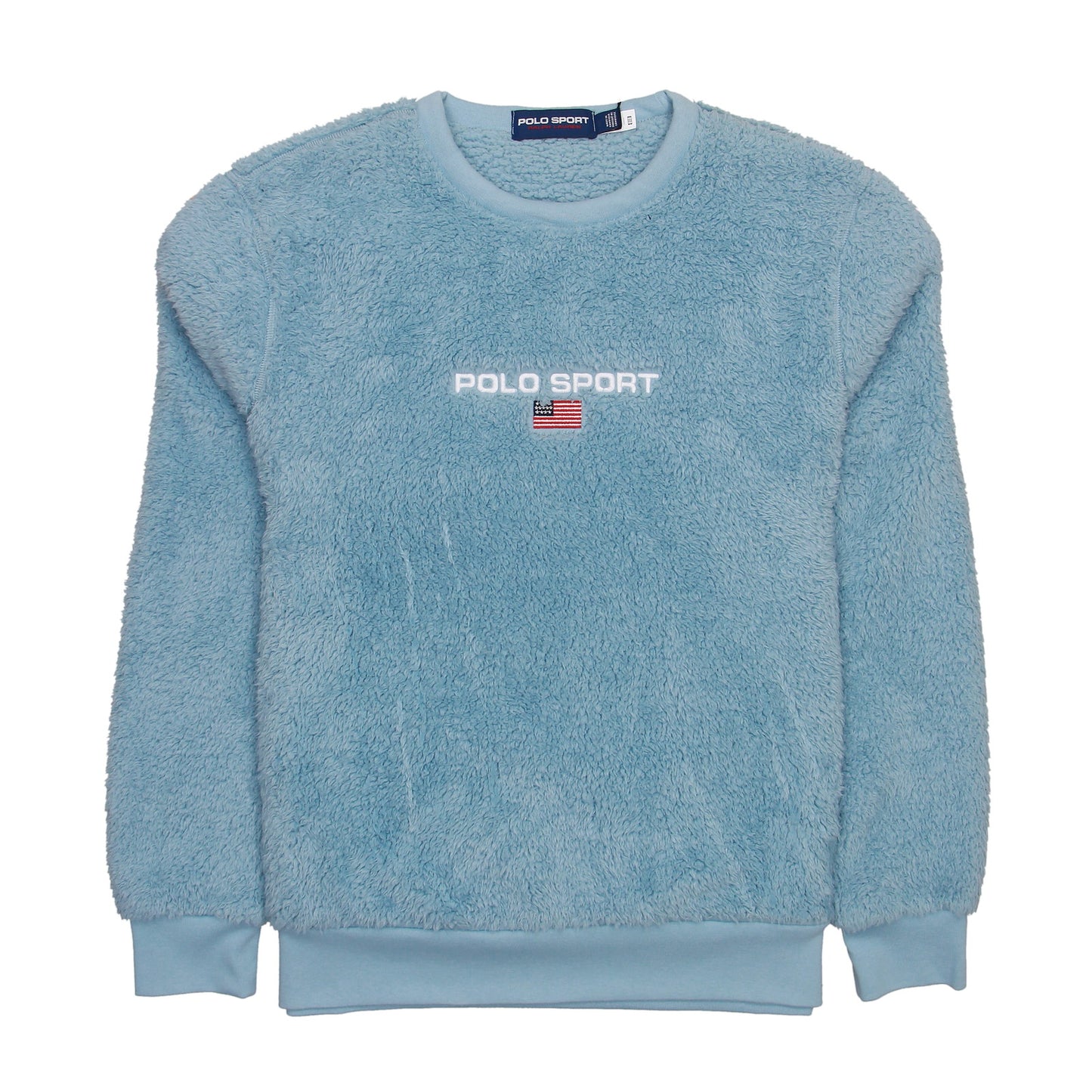 Ralph Lauren Polo Sport '90s Throwback Blue Note High Pile Fleece Pullover