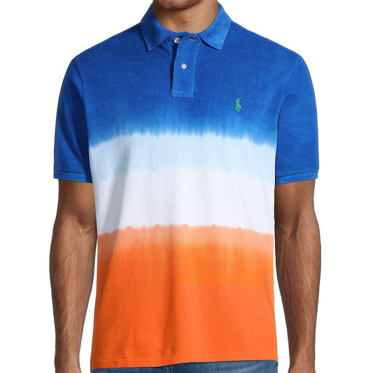 Polo Ralph Lauren Men's Classic Fit Tie-Dye Cotton Mesh Polo Shirt