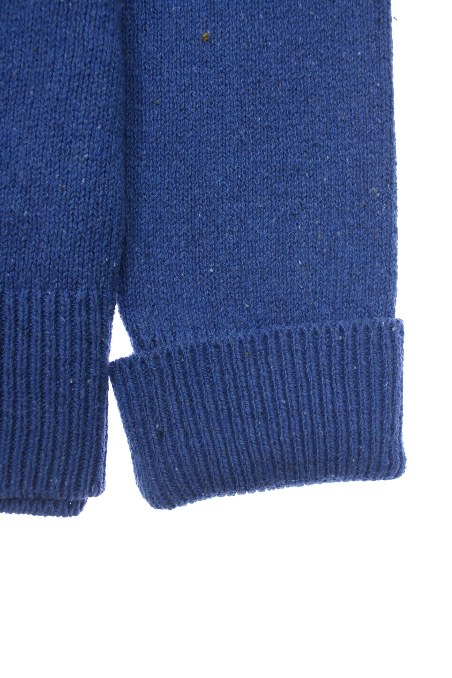 Polo Ralph Lauren Men's Blue Heather Cotton Patch Pocket Crew Neck Sweater