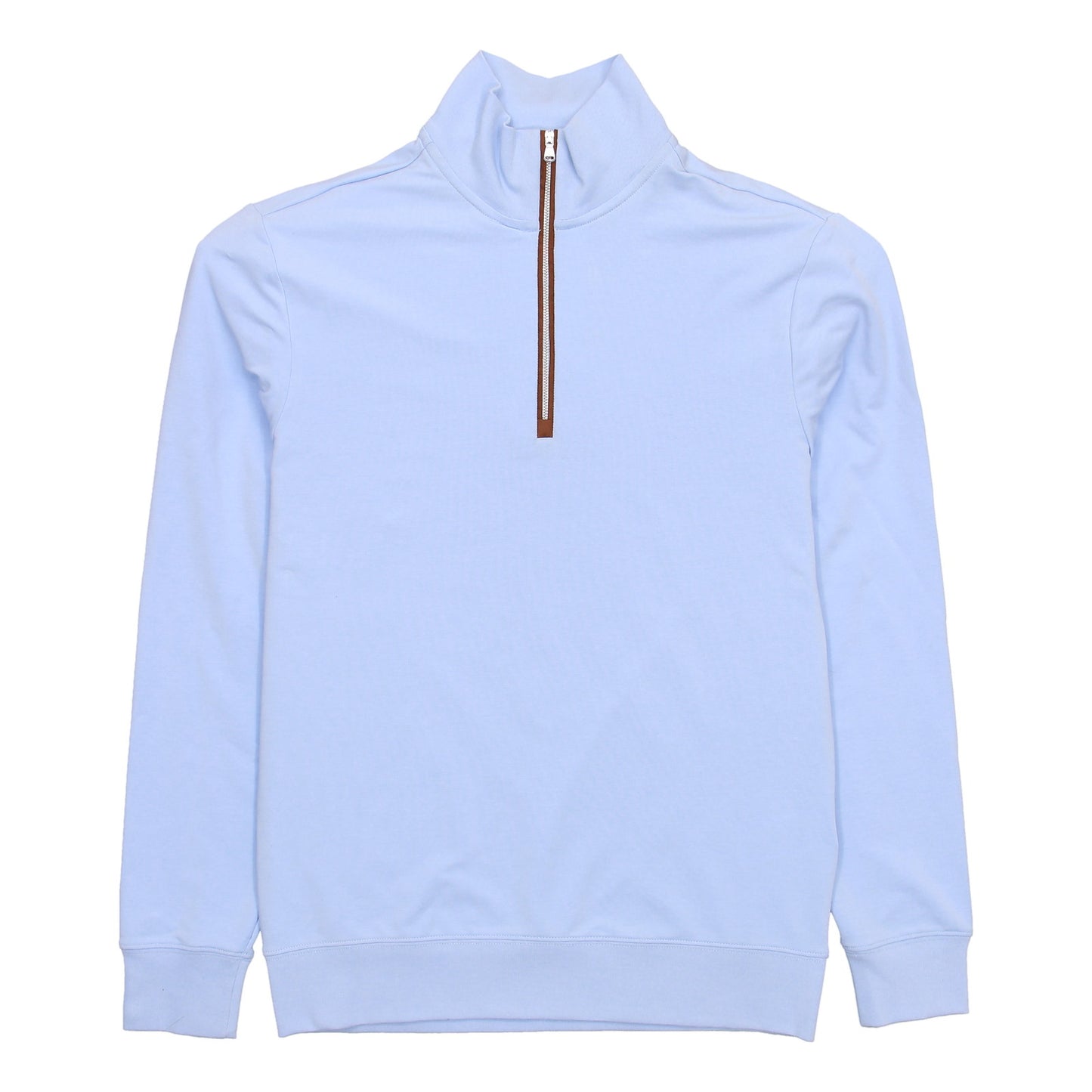 Polo Golf Ralph Lauren Mens Light Blue Water Repellent Half Zip Sweatshirt