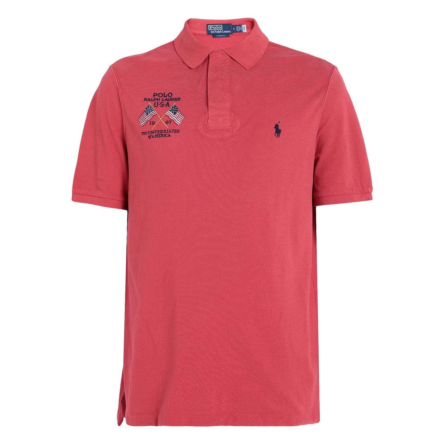 Polo Ralph Lauren Men's Red 4th of July Embroidered Polo Shirt