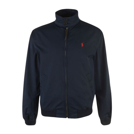 Polo Ralph Lauren Mens Aviator Navy Twill Mockneck Jacket
