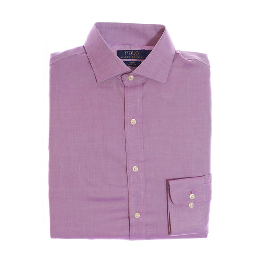 Polo Ralph Lauren Mens Slim Fit Purple Easy Care Button Down Shirt