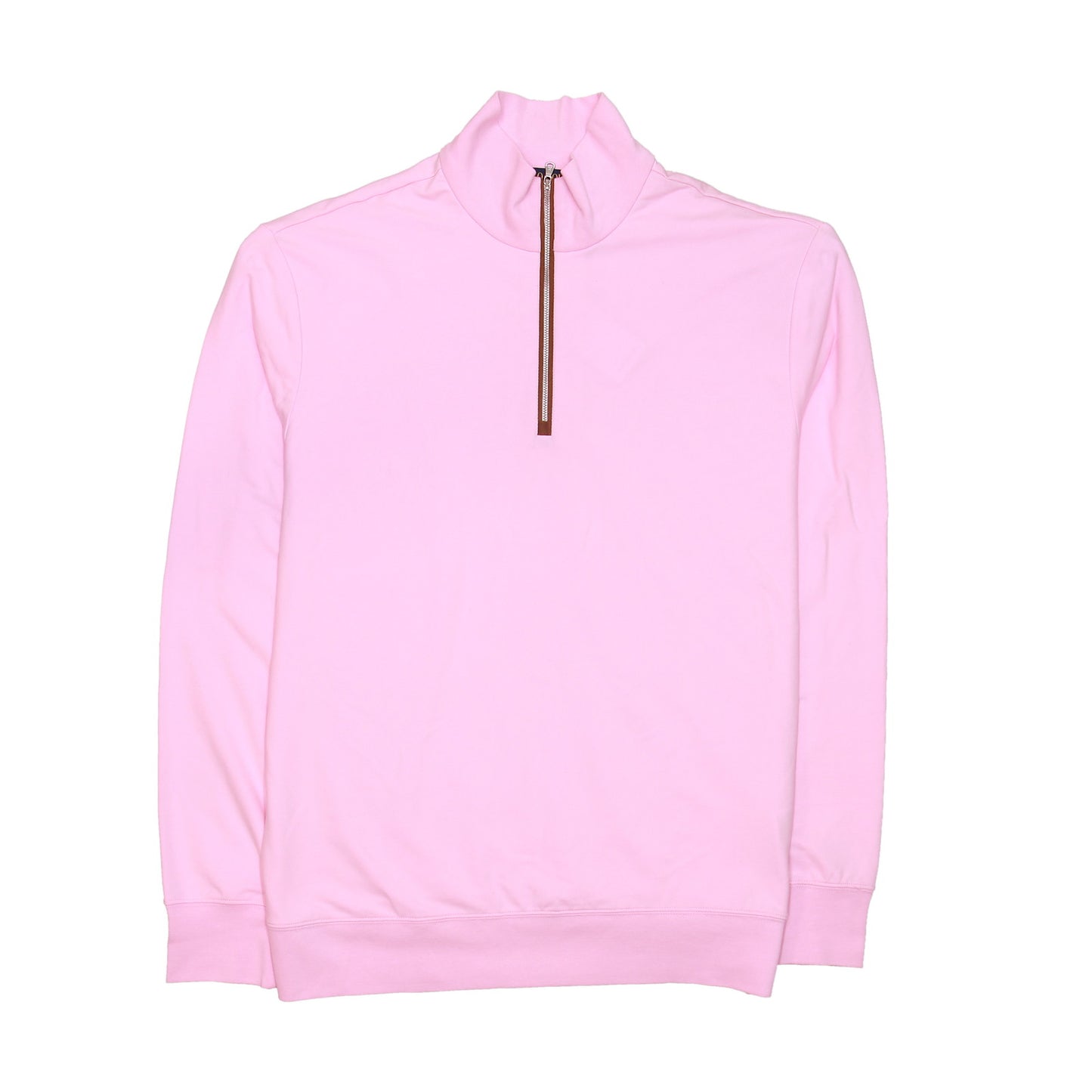 Polo Golf Ralph Lauren Men's Pink Water Repellent Half Zip Sweatshirt