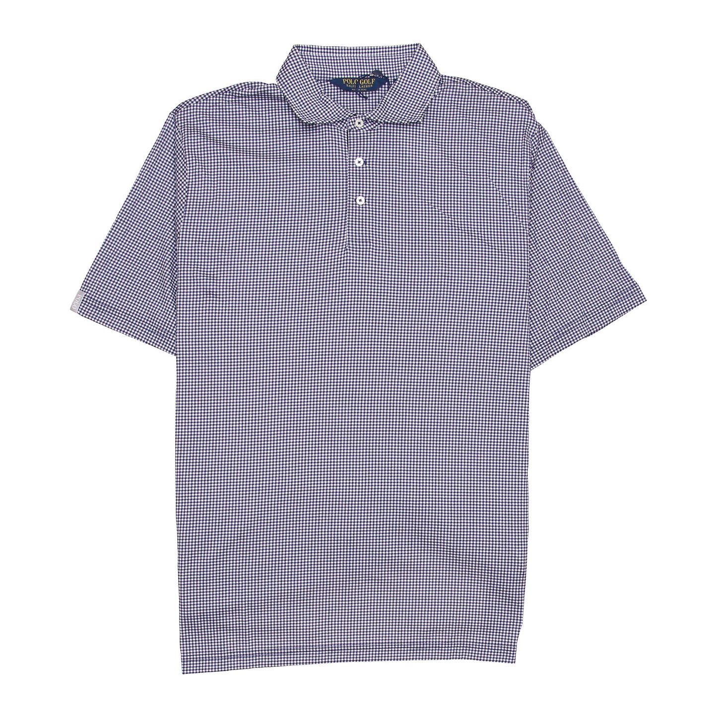 Polo Golf Ralph Lauren Men's Navy/White Gingham Short Sleeve Polo Shirt