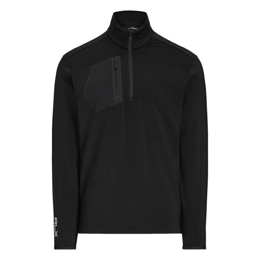 RLX Golf Ralph Lauren Men's Black Stretch Half Zip Pullover Sweatshirt