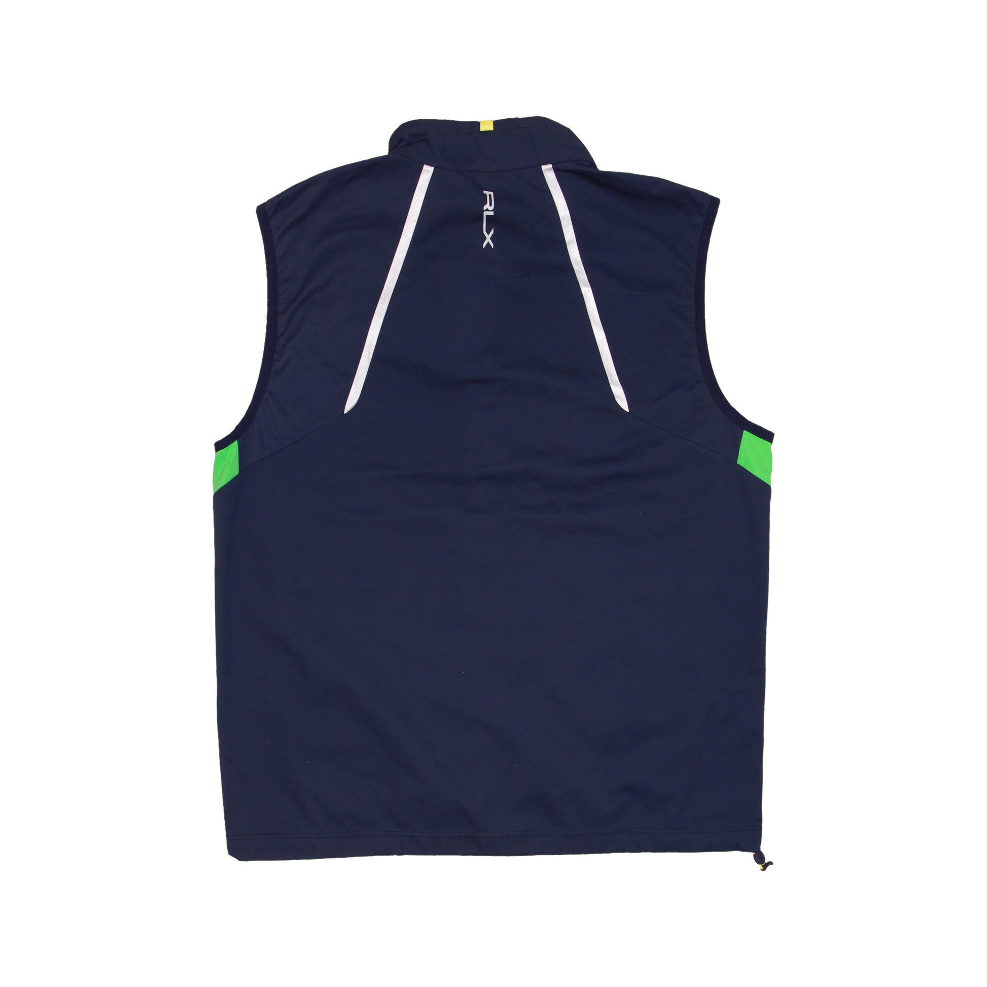 RLX Golf Ralph Lauren Mens French Navy Color Block Stratus Sports Vest
