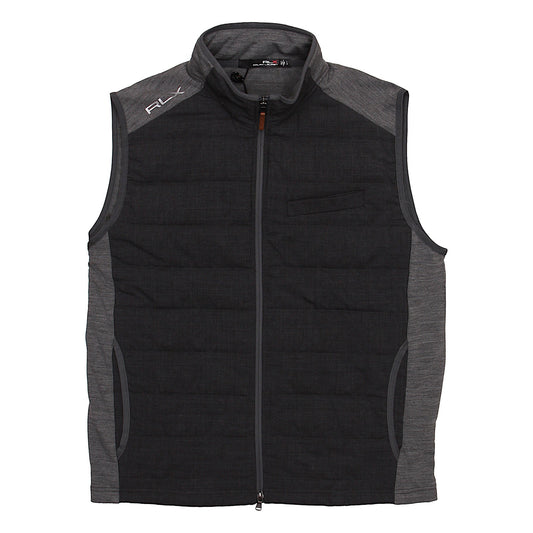 RLX Golf Polo Ralph Lauren Men's Deep Grey Heather Wool Stretch Sports Vest