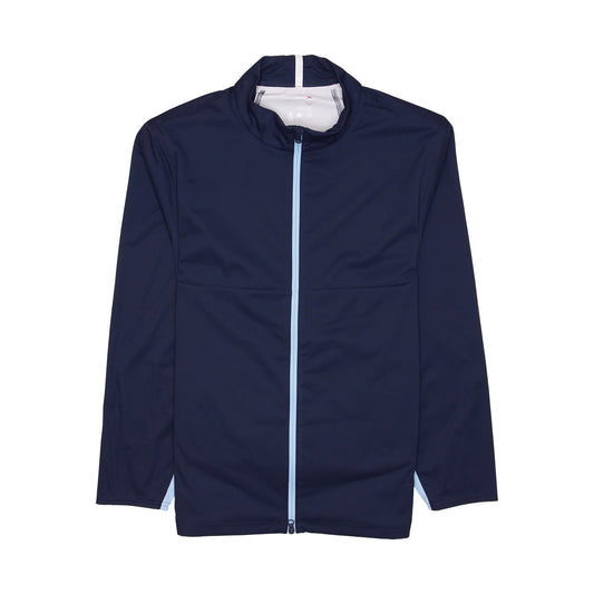 RLX Golf Polo Ralph Lauren Mens Blues Color Block Water Repellent Jacket