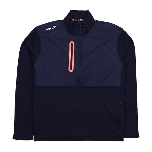 RLX Golf Polo Ralph Lauren Men's Navy Thermal Tech Tri-Blend Jacket