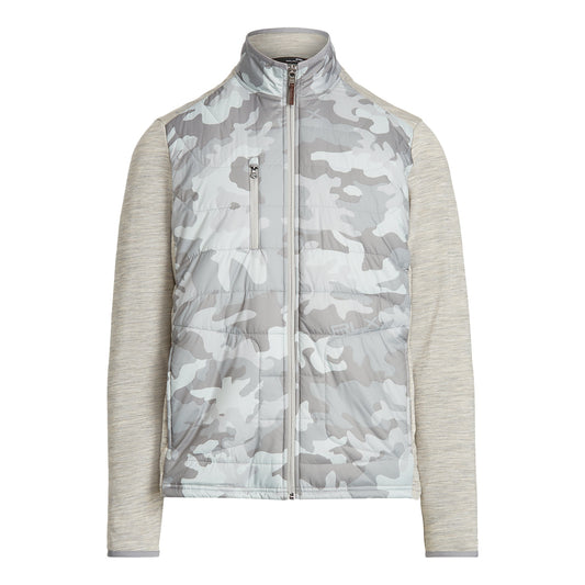 RLX Golf Ralph Lauren Men's Gray Camo Terry Stretch Jacket