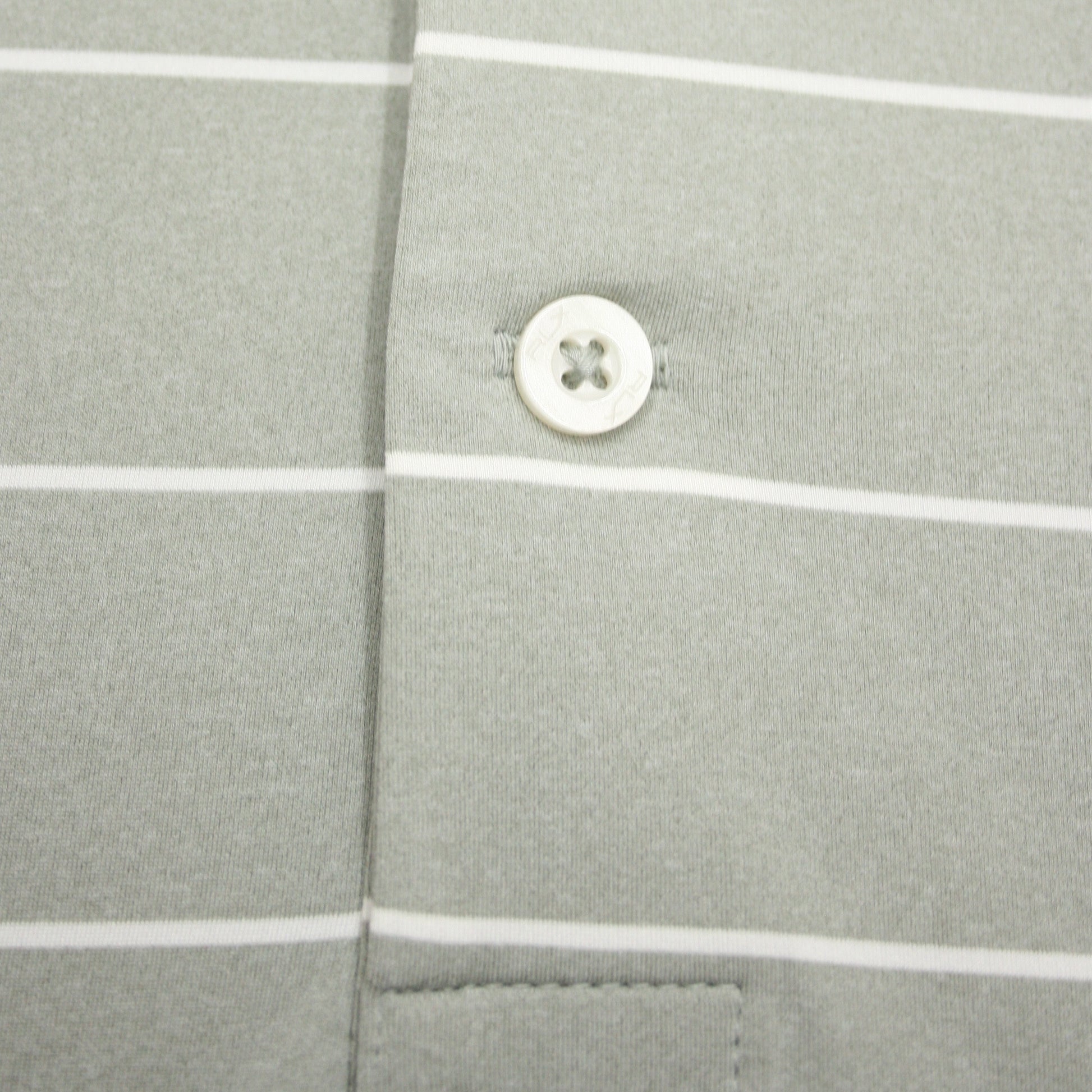 RLX Polo Golf Ralph Lauren Men's Gray Taupe Striped Polo Shirt