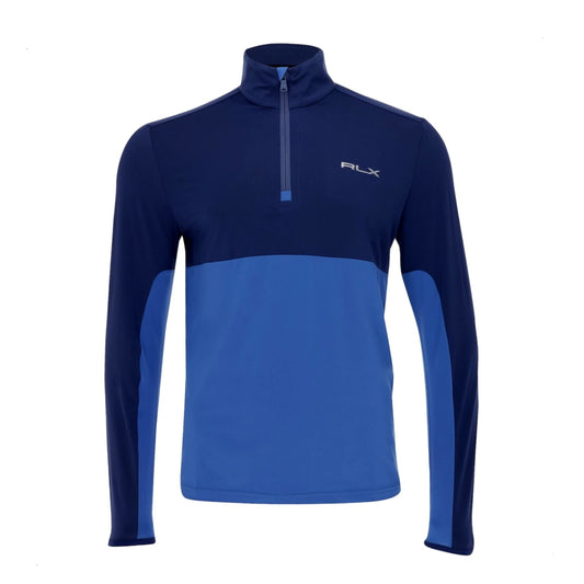 Men's Navy Ralph Lauren RLX Golf Half-Zip Pullover - Stretch, Moisture-Wicking