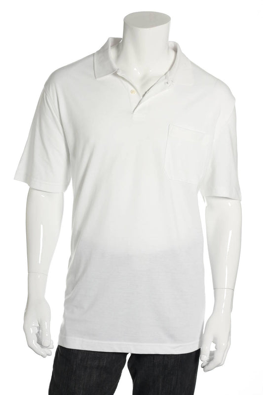 John Ashford Mens White Polo Shirt