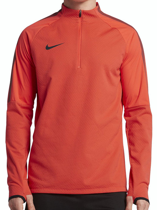 Nike Football Men's Max Orange Shield Strike Drill Training Jacket