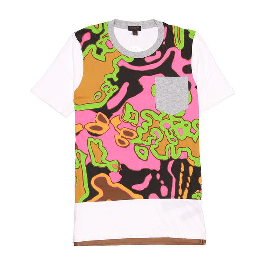 Coach Psychedelic Swirl Men's White Vintage Graphic Tee T-Shirt