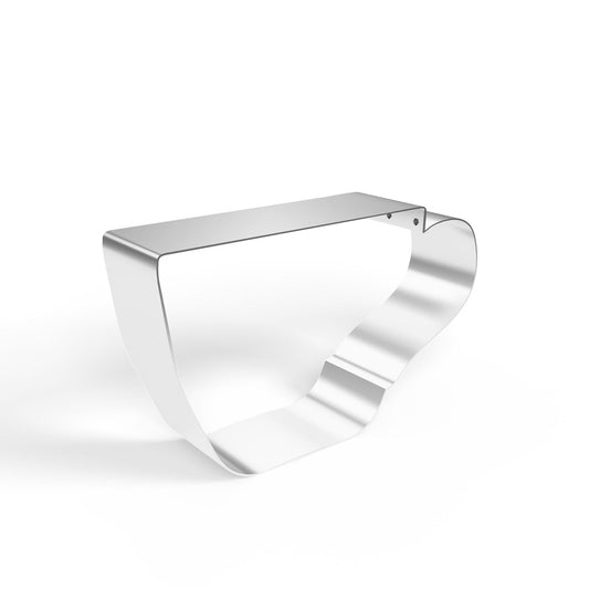 Frosted Sprinkles Double-Sided Coffee Cup Cookie Cutter, Made in US Stainless Steel
