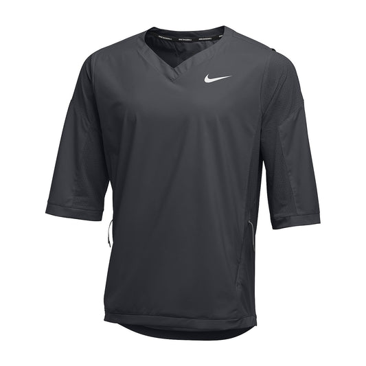 Nike Team Mens Dark Gray Lightweight Hot Baseball 3/4 Sleeve Jacket