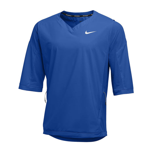 Nike Team Mens Royal Lightweight Hot Baseball 3/4 Sleeve Jacket