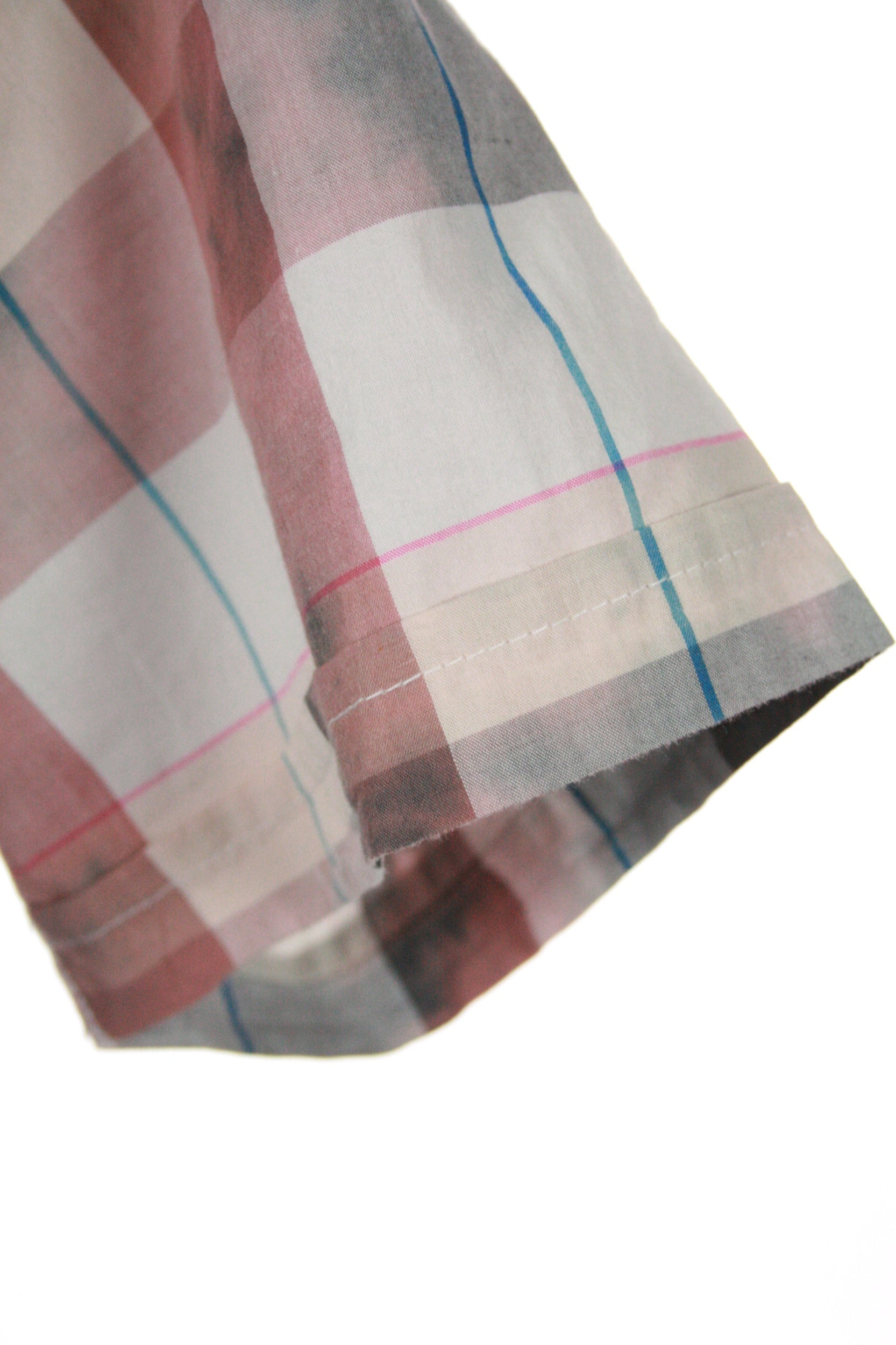 Quiet Royalty Mens Gray Plaid Button Down Shirt