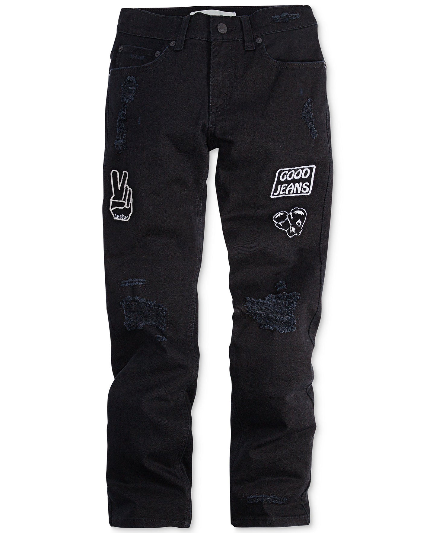 Levi's 511 Boys Black Skinny Fit Jeans