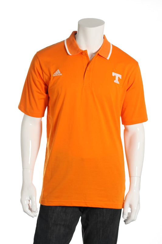 Adidas Men's Orange Polo Shirt